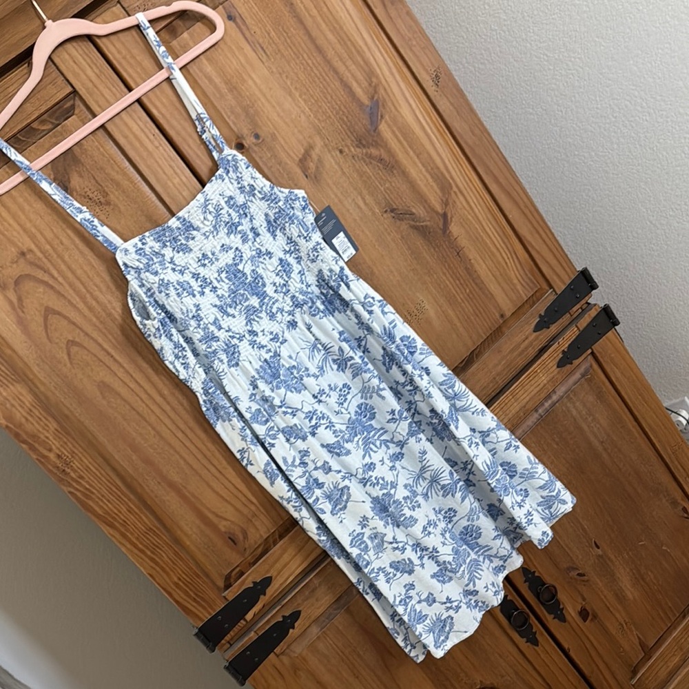NWT Universal Thread Blue Floral Mini Dress XXL